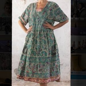 Magnolia Pearl Blockprint Taigi Dress